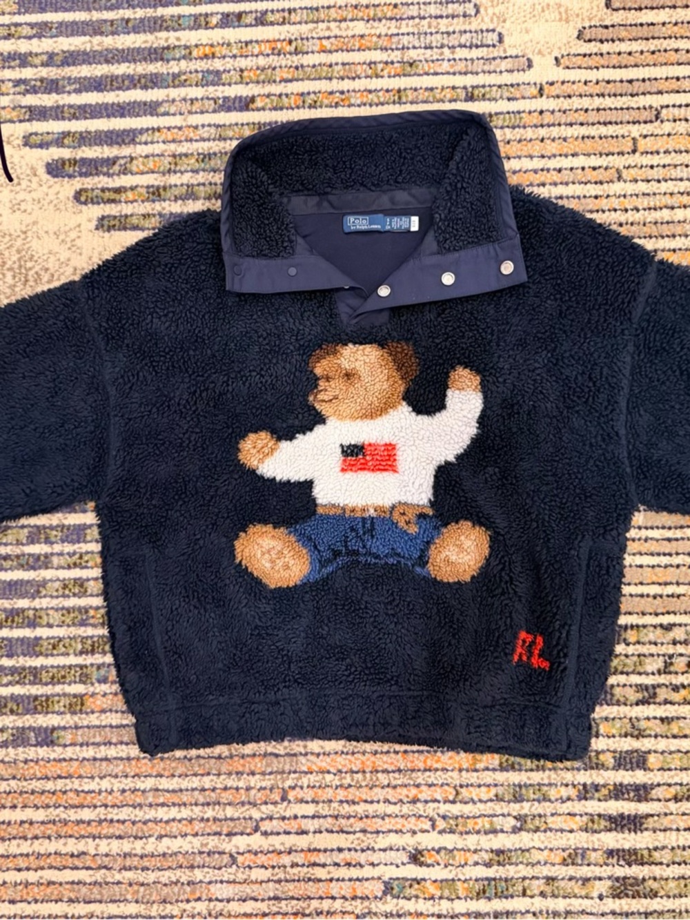 Polo Bear High-Pile Sherpa Mockneck Pullover Jacket - Polo by Ralph Lauren - Picture 3 of 10